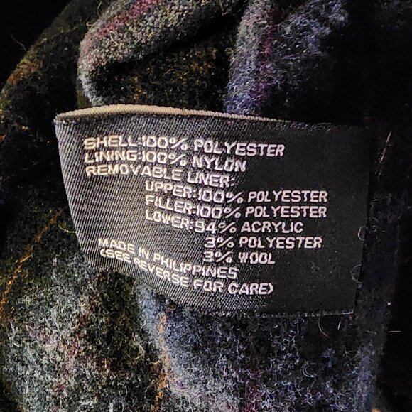 Men's Large Jos. A. Bank Brown Full Zip Overcoat Removable Liner - Picture 9 of 10